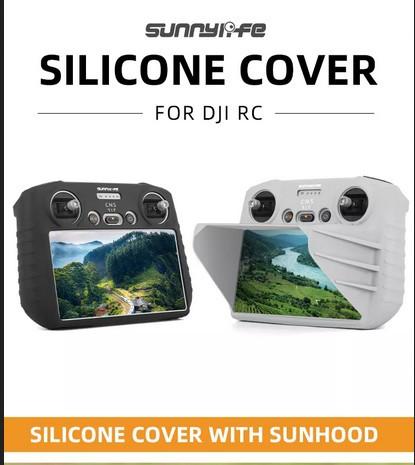 Sunnylife Controller Protector Silicone Case for Mini 3 Pro/Mini 4 Pro - No Sunhood, Hitam