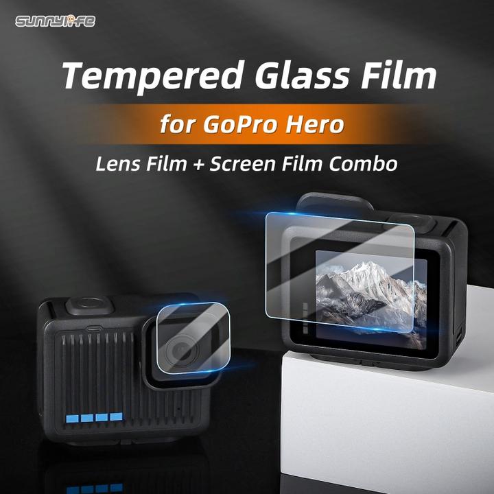 Sunnylife Tempered Glass Film HD Clear Protective Gopro Hero Black 4K