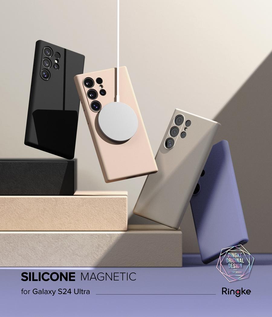 Ringke Silicone Magnetic Case Samsung Galaxy S24 Ultra S24 Plus S24