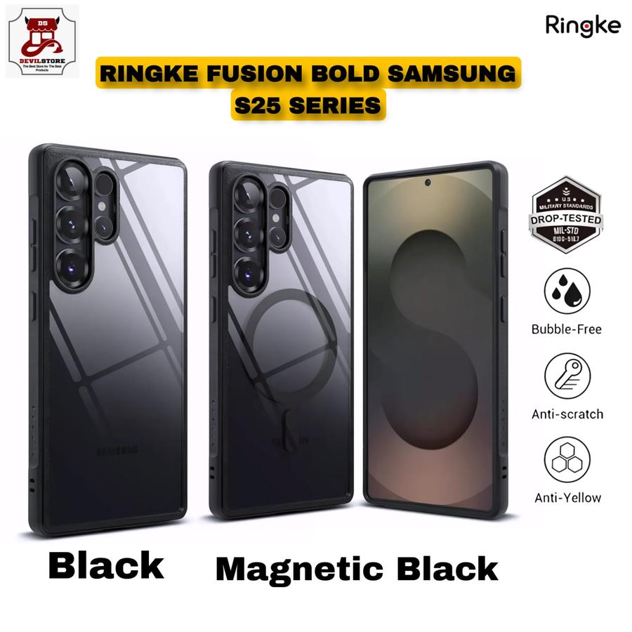 Case Samsung S25 Ultra Ringke Fusion Bold Casing S25 Plus S25