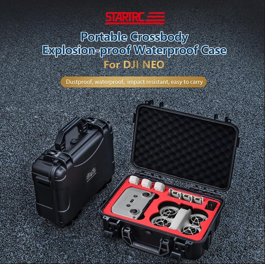 STARTRC Waterproof Hard Carrying Case for DJI Neo Fly More Combo