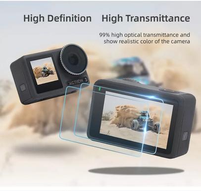 Sunnylife Lens Screen Protective Tempered Glass Film OSMO Action 3
