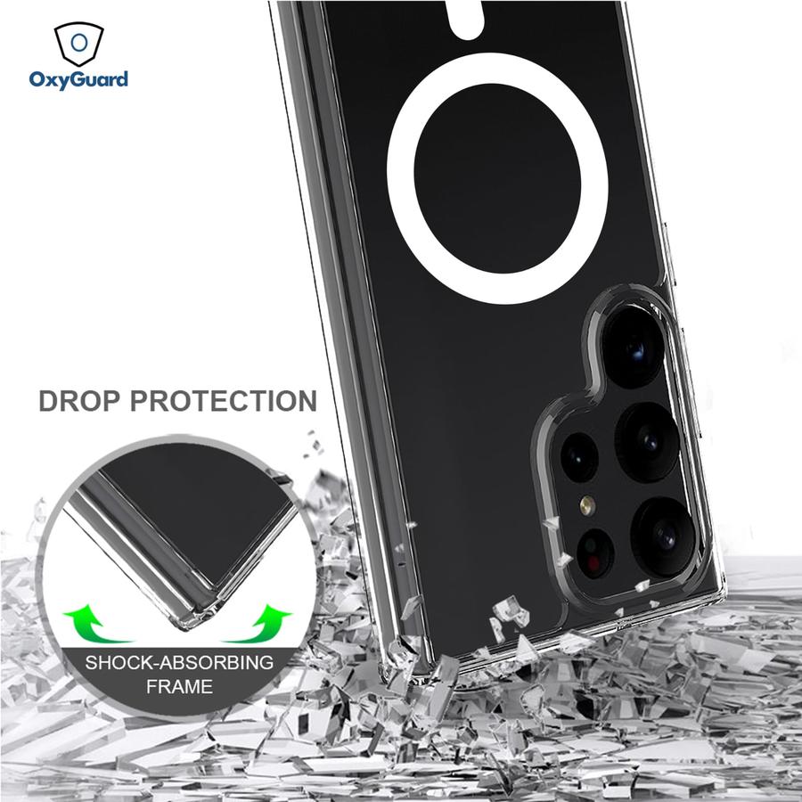 Oxyguard Case Samsung Galaxy S23 Ultra Plus S23 Proguard Clear Magsafe - Clear