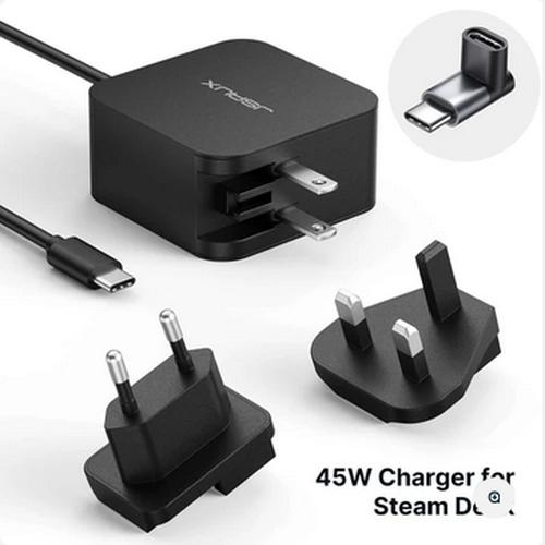 JSAUX USB C 45W Charger Power Adapter for Steam Deck / Nintendo Switch