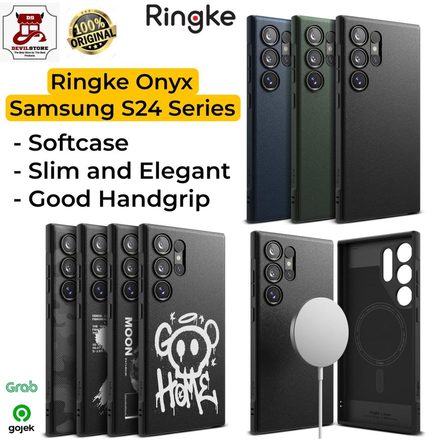 Ringke Onyx Case Samsung Galaxy S24 Ultra S24 Plus Casing S24 Softcase