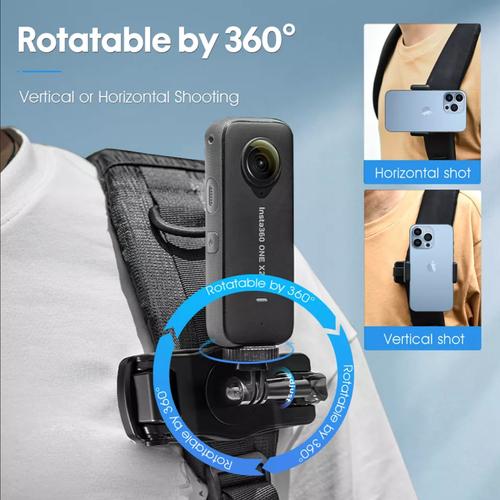 STARTRC Universal Backpack Bag Strap Clip Gopro Hero 11 DJI Action 3