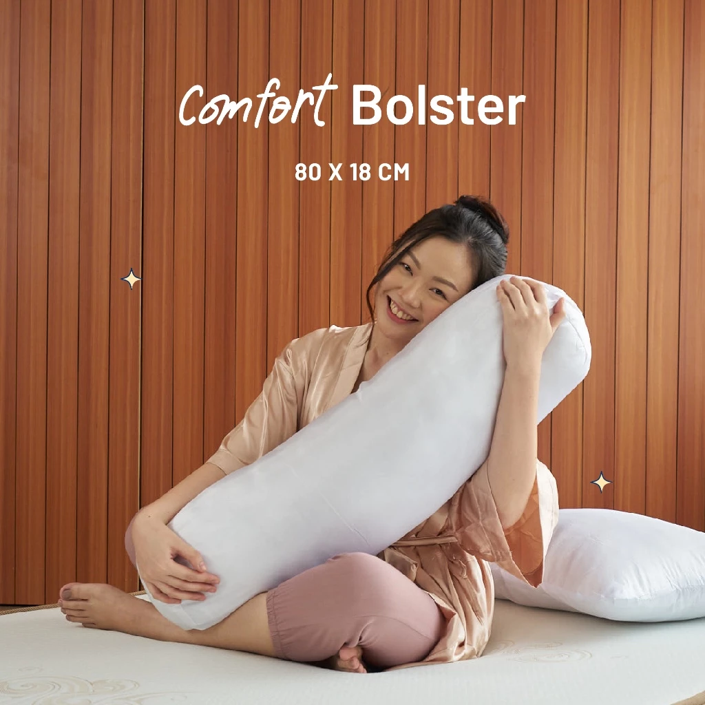 Forcoo Comfort Pillow & Bolster || bantal empuk - solid cotton - lembut - soft fabric