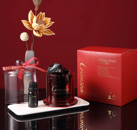 Ratel Home ~ Crystal Aroma Diffuser - Champagne