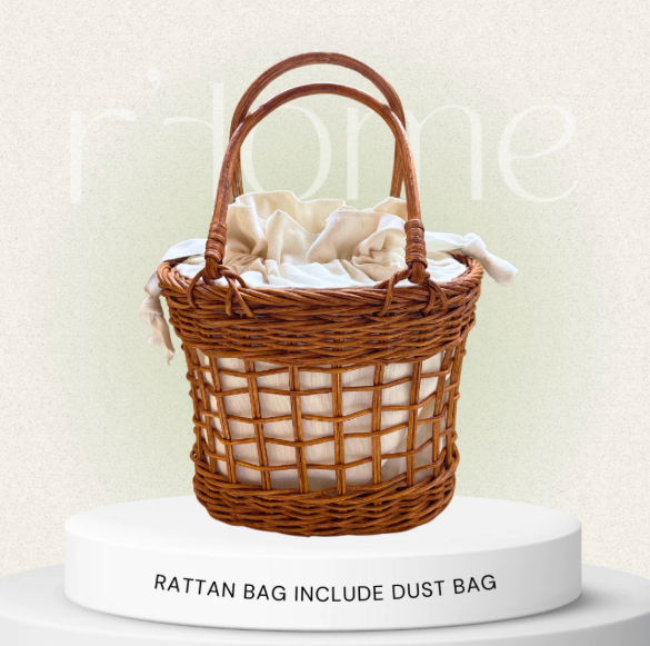Ratel Home - Handcrafted Rattan Bag - With Dustbag