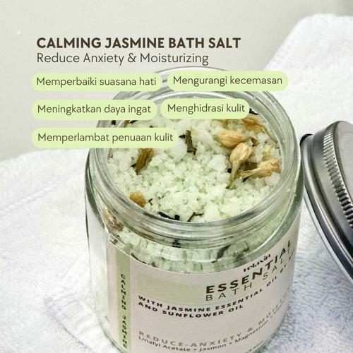 RELAXIN Calming Jasmine Bath Salt Essential Oil 250g | Home Made Foot Body Relaxing Aromaterapi Aromaterapy Rejuve RevitalizingRelaksasi Epsom Teurapetic Garam Mandi Untuk Badan dan Kaki