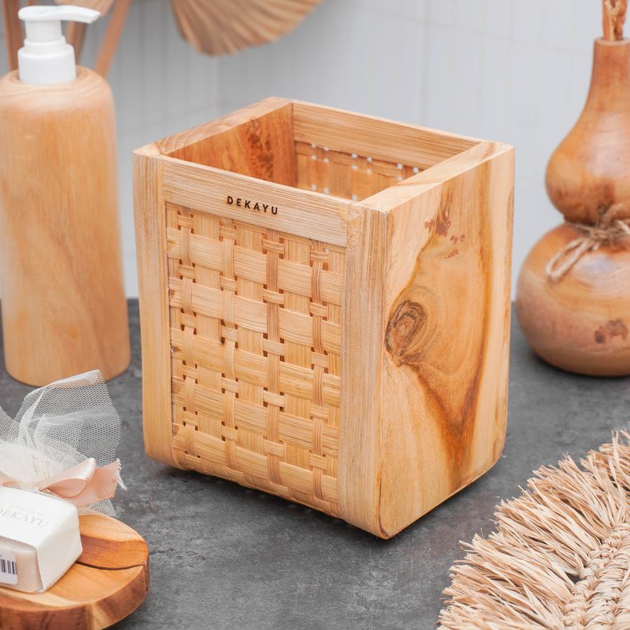 Storage jati anyam bambu / Storage Box Multifungs
