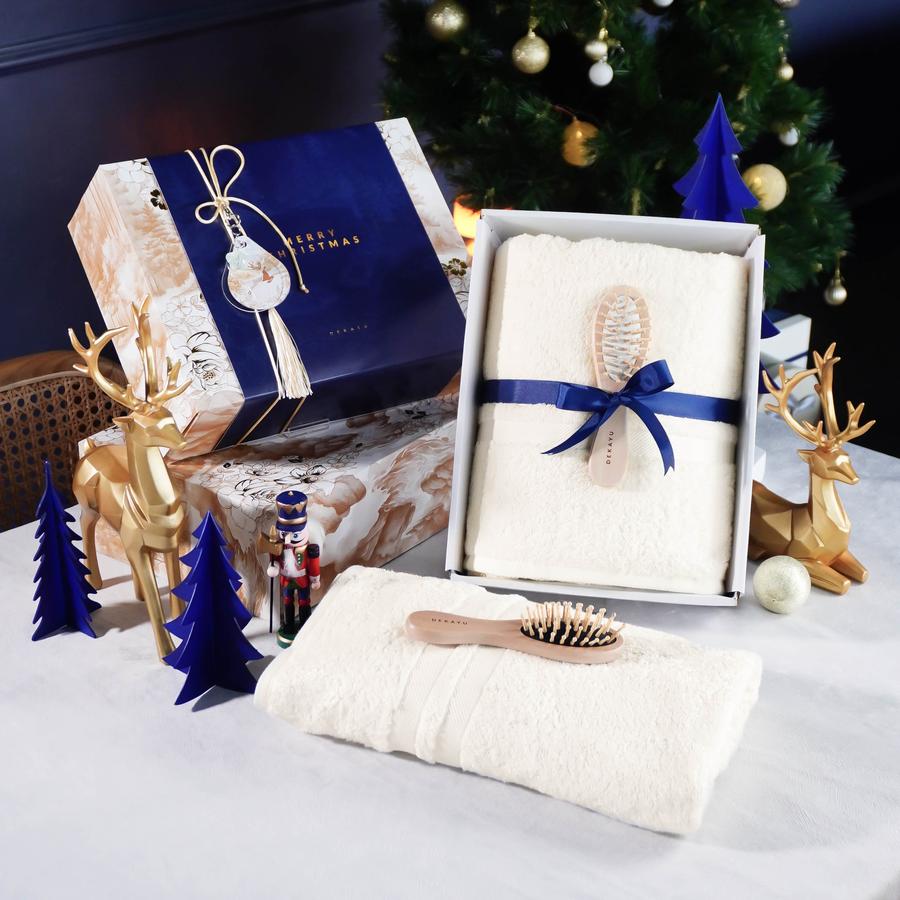 Dekayu - Hampers TENDERLY | Kado Natal | Hampers Xmast | Hampers Natal dan Tahun Baru | Christmas Hampers | Coorporate Gift | Hampers Handuk Single set
