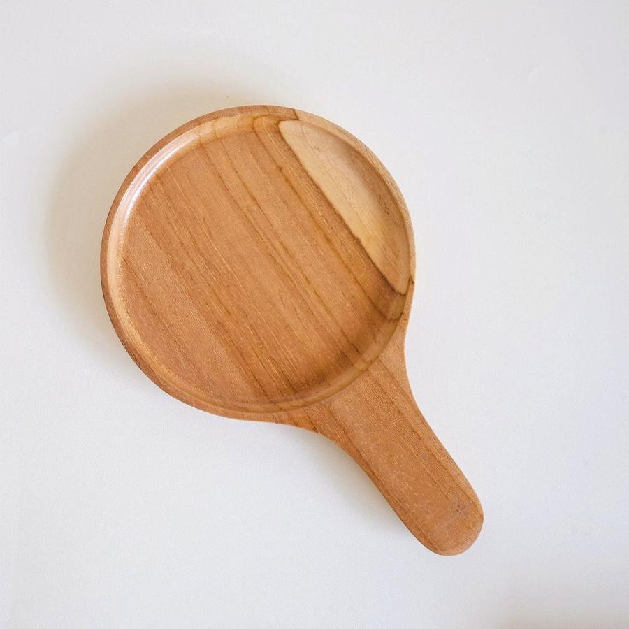 Dekayu Pan Pizza Kayu Jati + Free Lepek D8 Alat