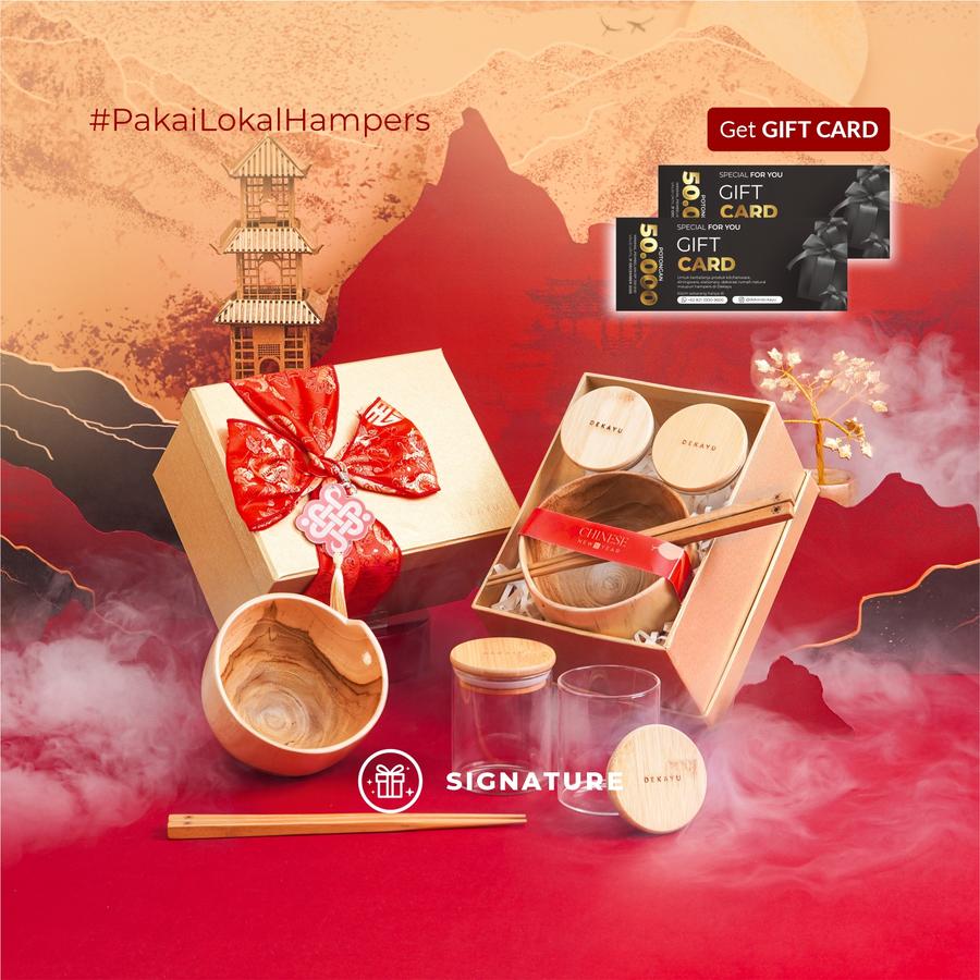 Dekayu - Hampers Imlek YIRAN | Kado Imlek Estetik | Chinese New Year Hampers | Personal Gift | Coorporate Gift | CNY Hampers | FREE Greeting Card
