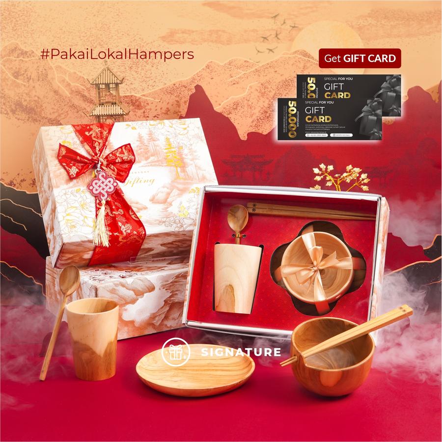Dekayu - Hampers Imlek SHI WAN | Kado Imlek Estetik | Chinese New Year Hampers | Personal Gift | Coorporate Gift | CNY Hampers | FREE Greeting Card