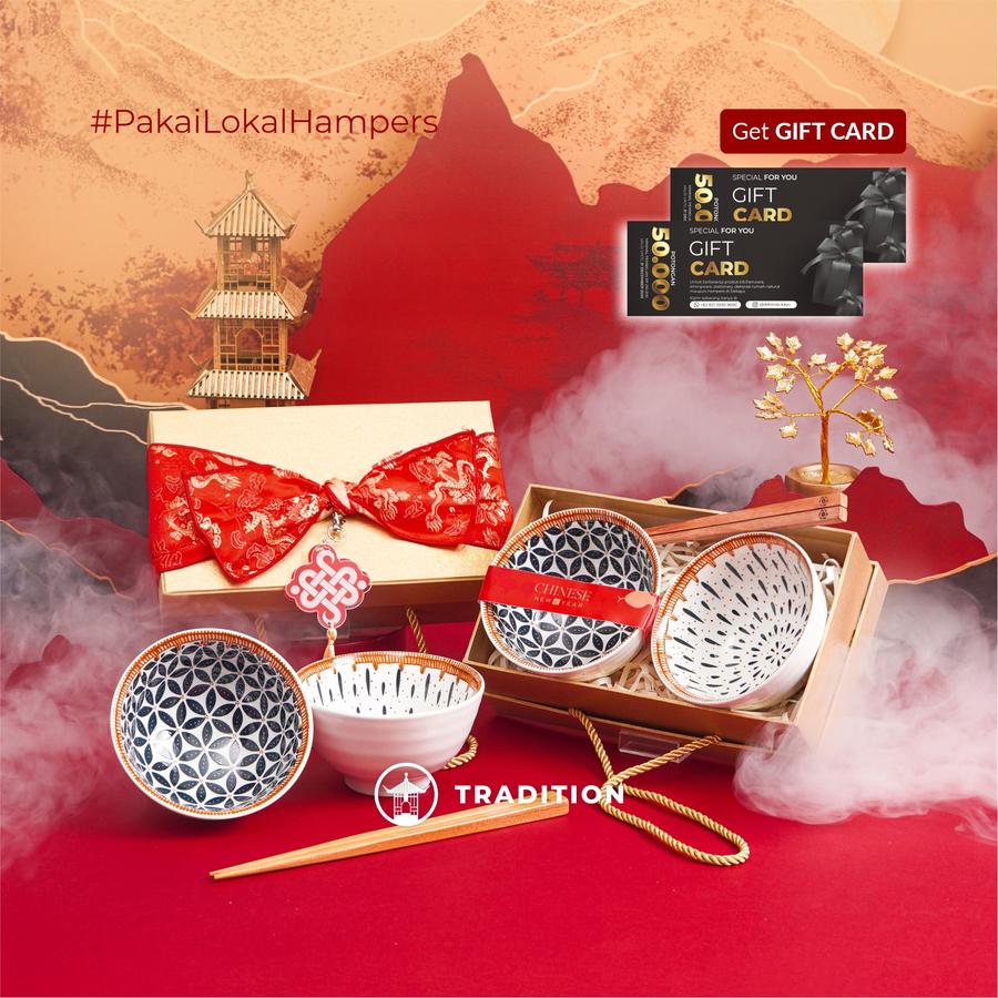 Dekayu - Hampers Imlek FU CI | Kado Imlek Estetik | Chinese New Year Hampers | Personal Gift | Coorporate Gift | CNY Hampers | FREE Greeting Card