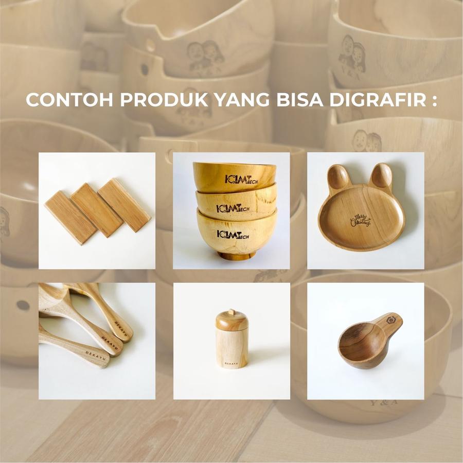 Custom Grafir Dekayu | Grafir Wajah / Grafir Nama / Grafir Logo
