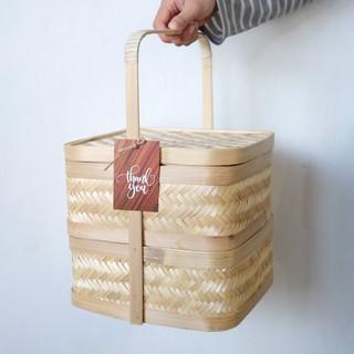 Dekayu Bamboo Lunchbox / Tempat Makan Bambu / Rantang Bambu