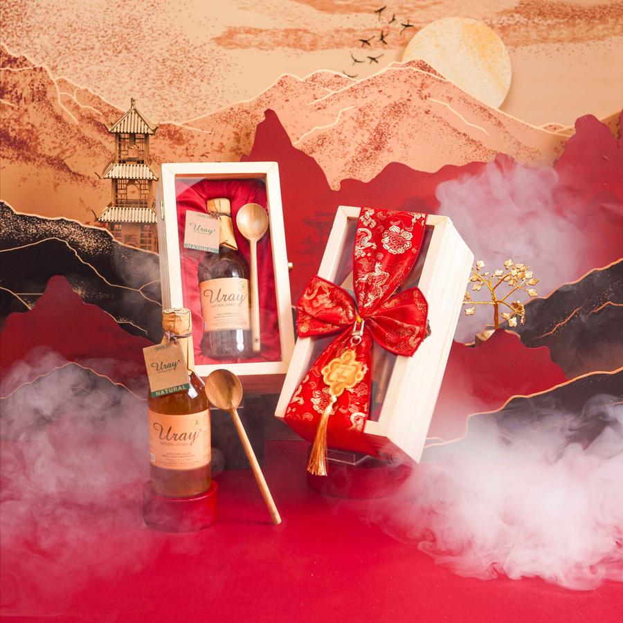 Dekayu - Hampers Imlek GOLDEN SUN | Kado Imlek Estetik | Chinese New Year Hampers | Personal Gift | Coorporate Gift | CNY Hampers | FREE Greeting Card 