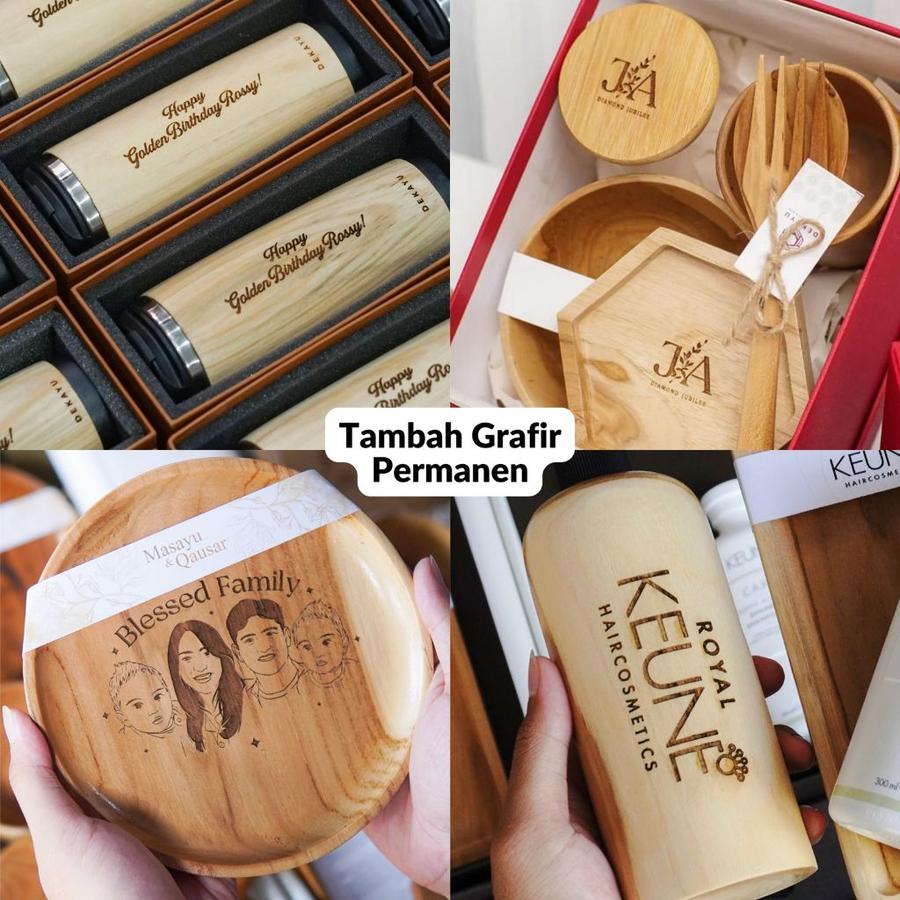Dekayu Hampers Noa Dengan Custom Grafir / Kado Ulang Tahun / Wedding Gift / FREE Card Ucapan