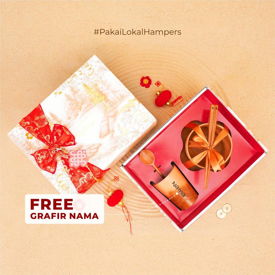 Dekayu - Hampers Imlek SHI WAN | Kado Imlek Estetik | Chinese New Year Hampers | Personal Gift | Coorporate Gift | CNY Hampers | FREE Greeting Card