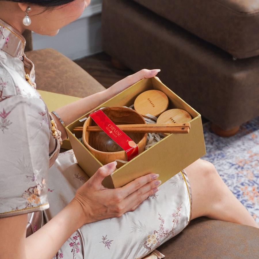 Dekayu - Hampers Imlek YIRAN | Kado Imlek Estetik | Chinese New Year Hampers | Personal Gift | Coorporate Gift | CNY Hampers | FREE Greeting Card