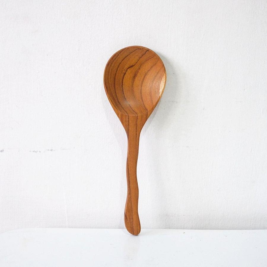 Entong Jati Liku | Spatula Kayu | Sutil Sendok Jati | Wooden Spatula