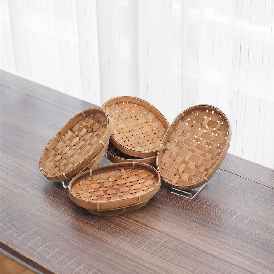 Dekayu Wadah Bambu Kecil D16 | Piring Bambu | Piring Saji