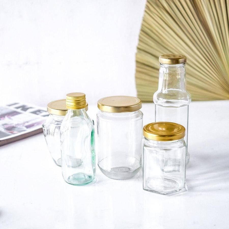 Botol Kaca Dekayu | Botol Kaca Tutup | Toples Kaca Murah | Jar Kaca