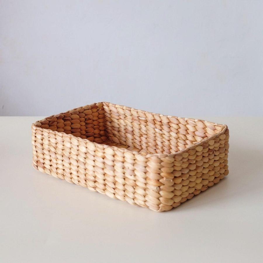 Eceng Wadah Rekta | Keranjang Buah | Keranjang Eceng Kotak