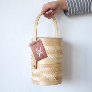 Dekayu Bamboo Lunchbox / Tempat Makan Bambu / Rantang Bambu