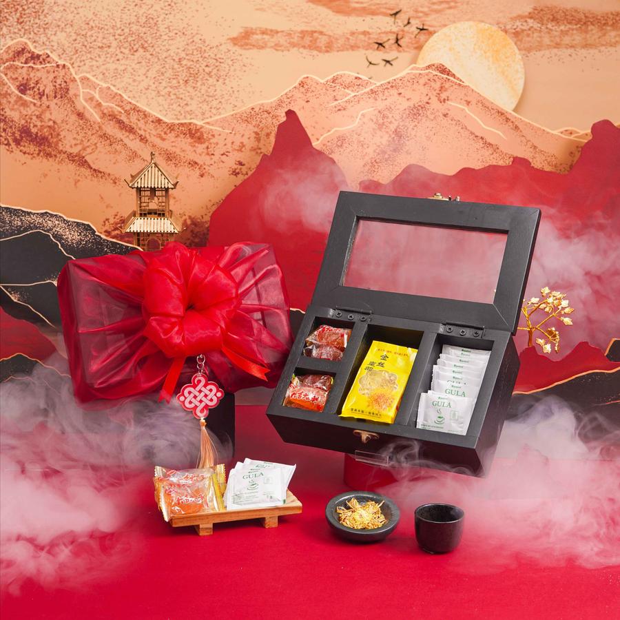 Dekayu - Hampers Imlek JIE KANGJIAN | Kado Imlek Estetik | Chinese New Year Hampers | Personal Gift | Coorporate Gift | CNY Hampers | FREE Greeting Card