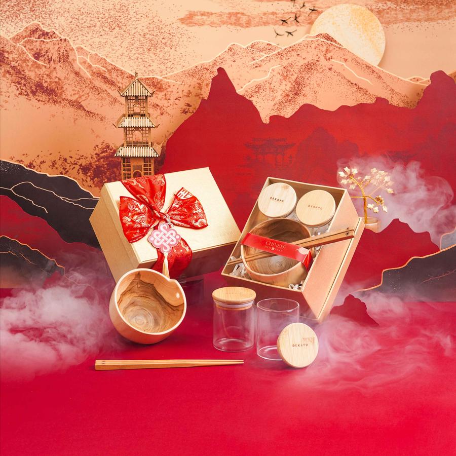 Dekayu - Hampers Imlek YIRAN | Kado Imlek Estetik | Chinese New Year Hampers | Personal Gift | Coorporate Gift | CNY Hampers | FREE Greeting Card