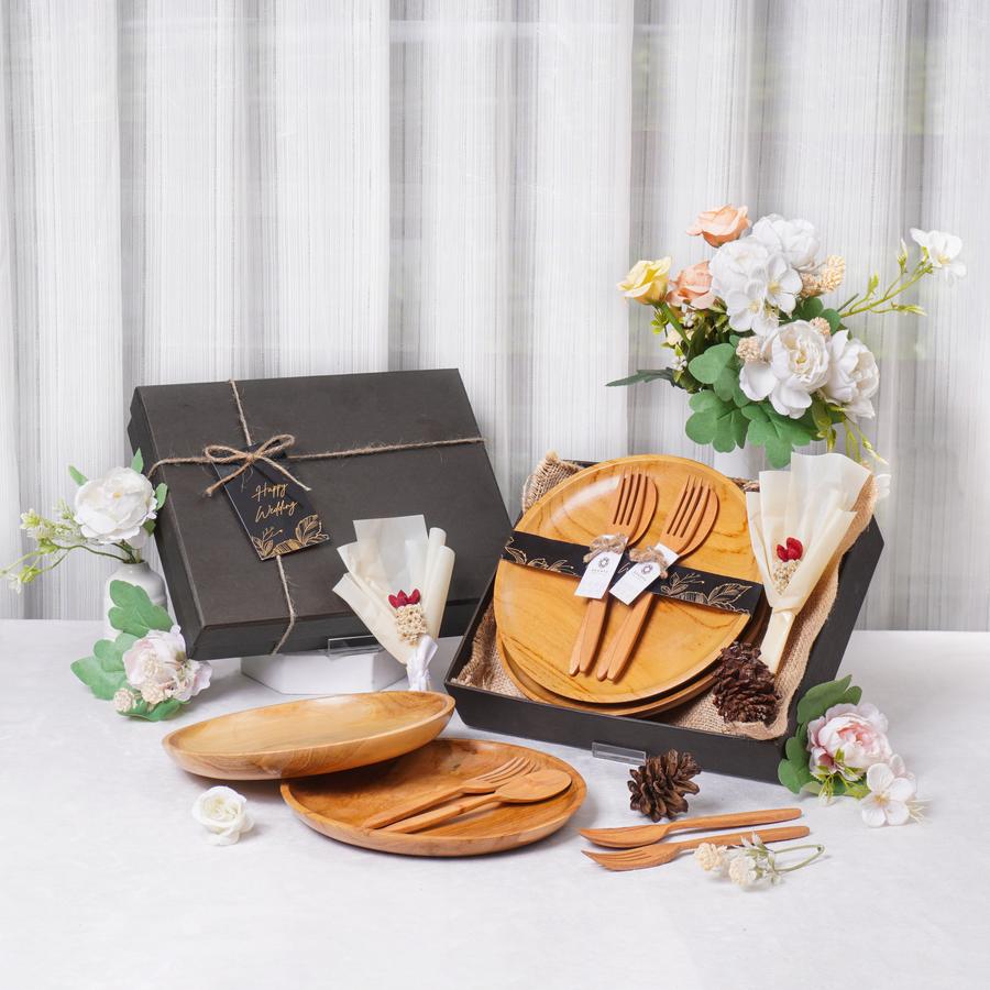 Dekayu Hampers Damai | Couple Hampers Wedding Box | Kado Pernikahan