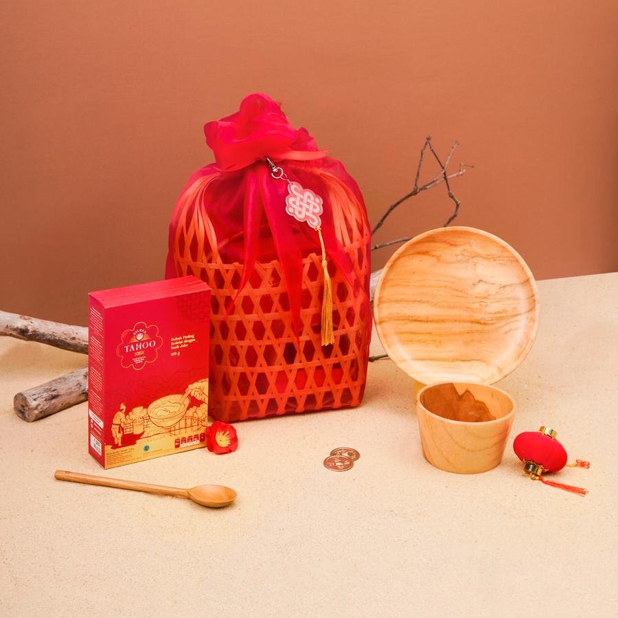 Dekayu - Hampers Imlek DOU HUA | Kado Imlek Estetik | Chinese New Year Hampers | Personal Gift | Coorporate Gift | CNY Hampers | FREE Greeting Card