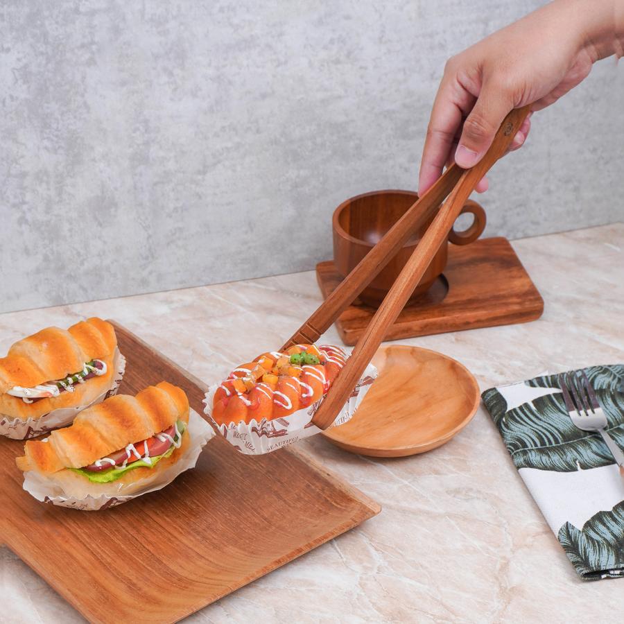 Dekayu Penjepit Kue | Penjepit Makanan Kayu Jati