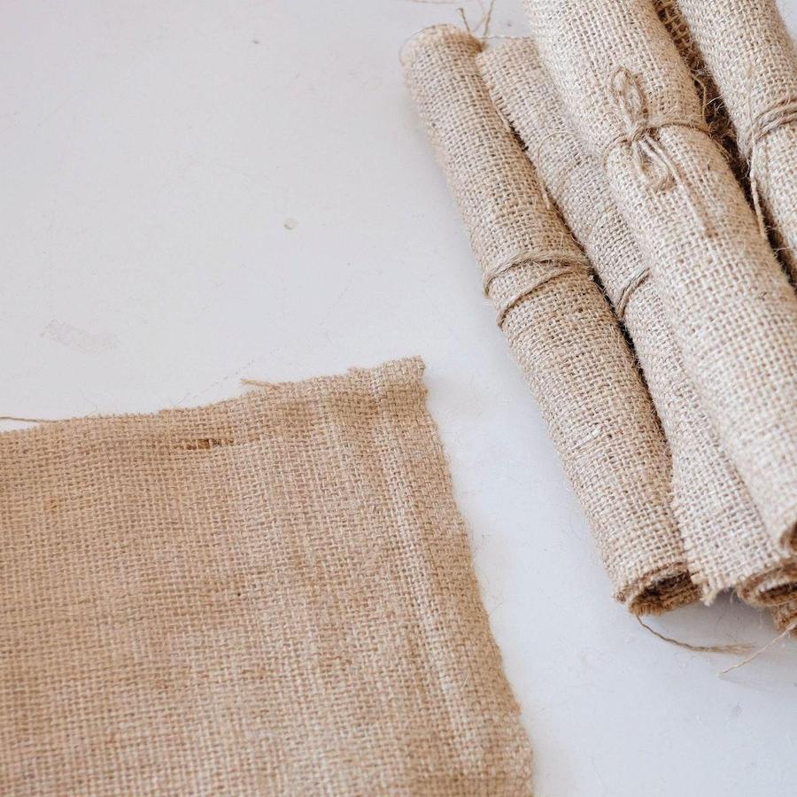 Alas Goni Coklat Dekayu | Props Foto | Background Alas Foto Kain Goni