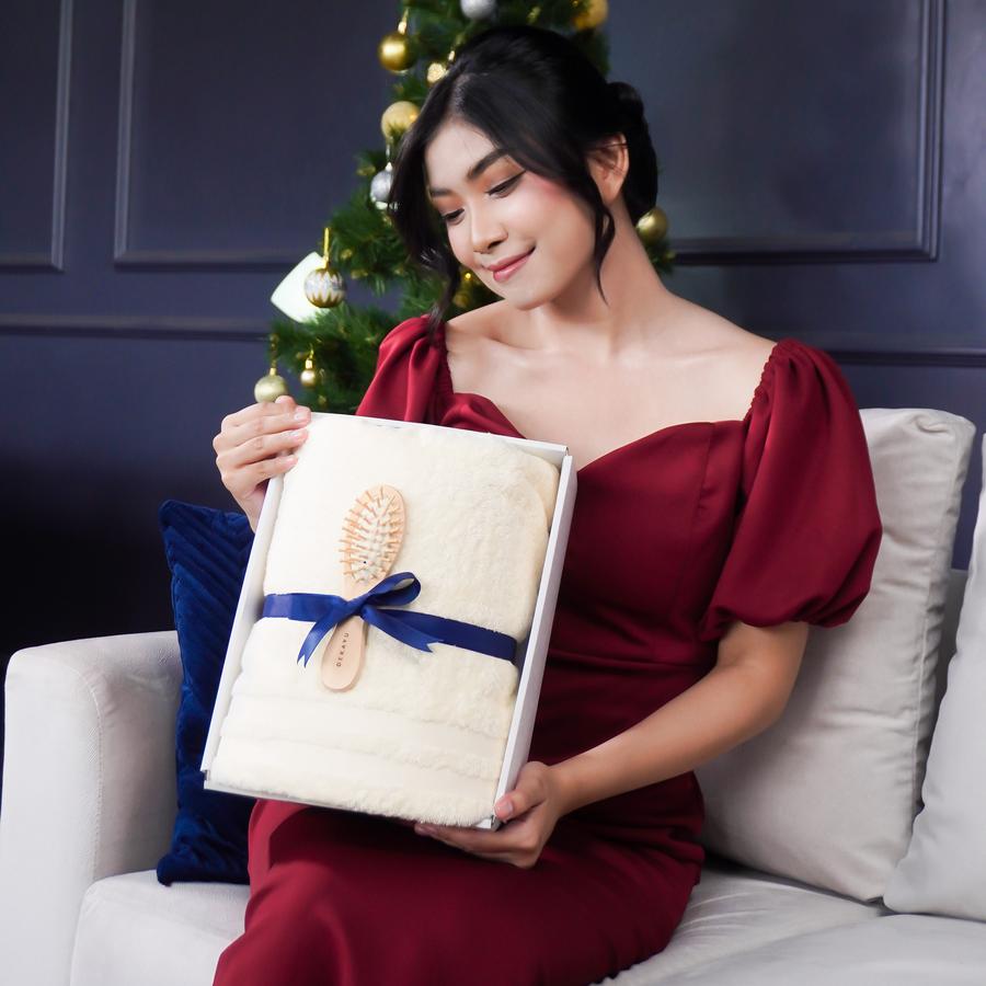 Dekayu - Hampers TENDERLY | Kado Natal | Hampers Xmast | Hampers Natal dan Tahun Baru | Christmas Hampers | Coorporate Gift | Hampers Handuk Single set