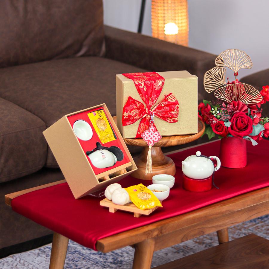 Dekayu - Hampers Imlek WISDOM | Kado Imlek Estetik | Chinese New Year Hampers | Personal Gift | Coorporate Gift | CNY Hampers | FREE Greeting Card