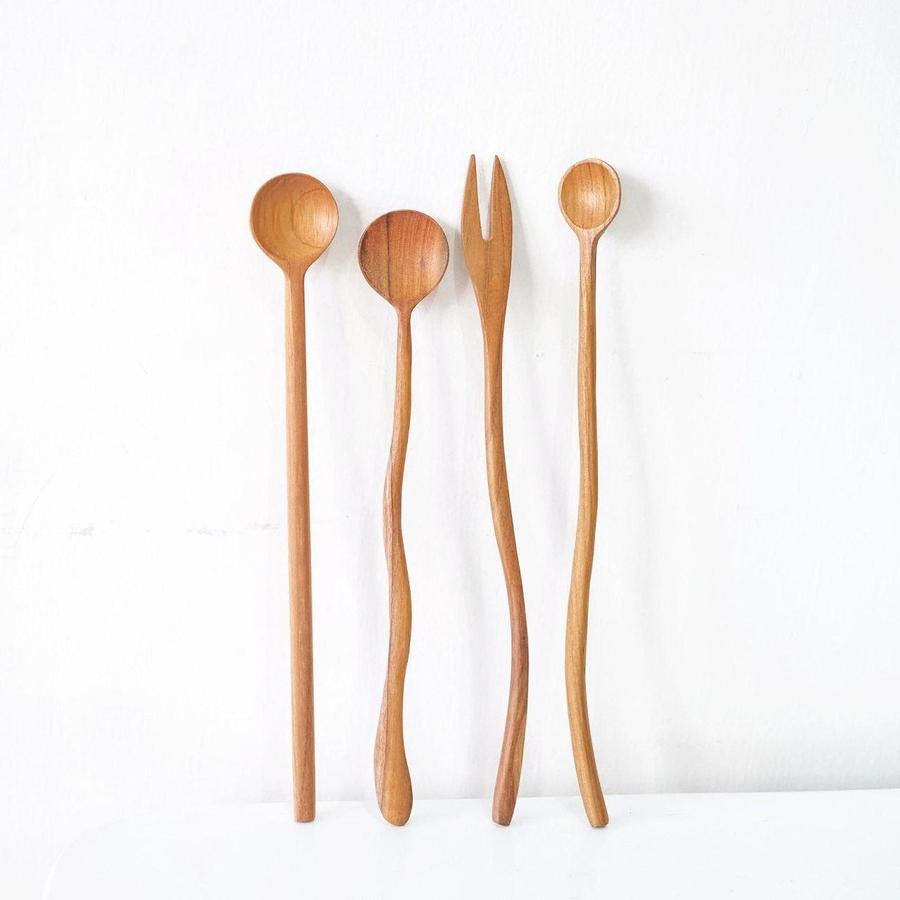 Sendok Kayu Jati Jus Yuna Dekayu | Wooden Spoon | Sendok Kayu Panjang