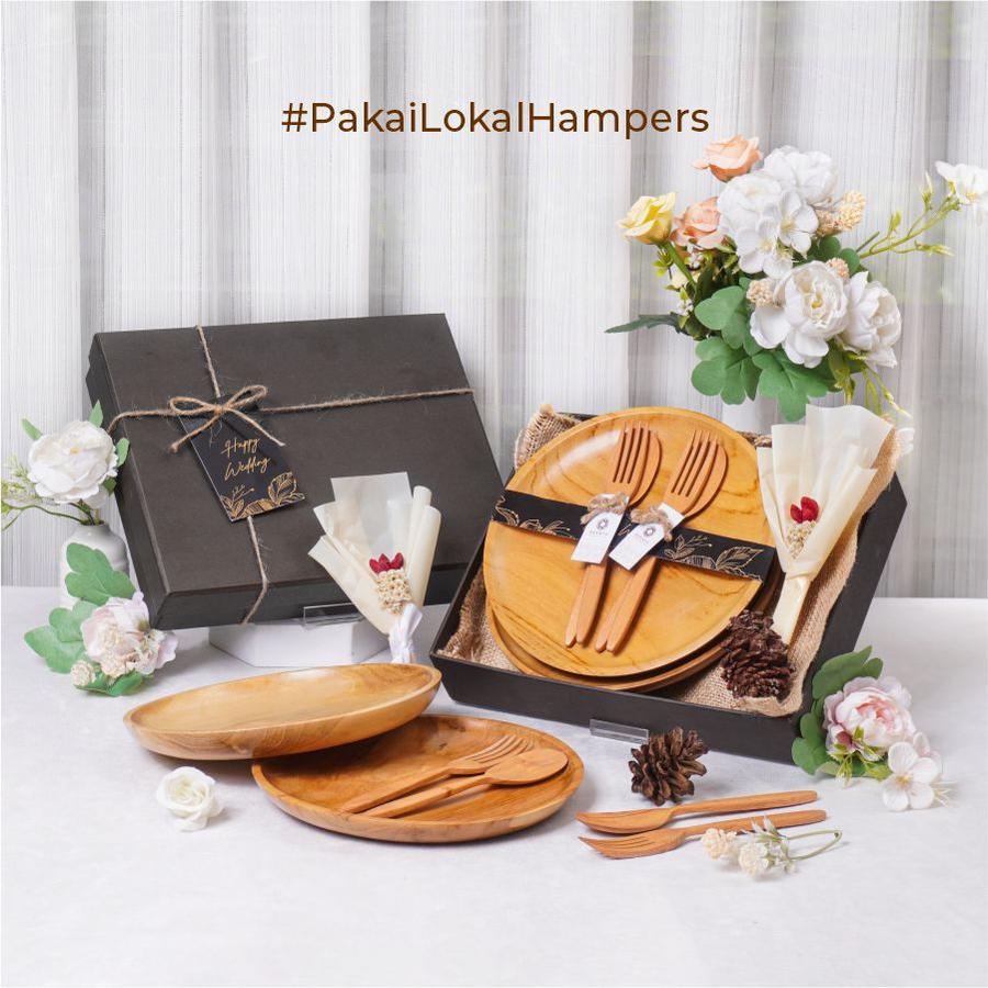 Dekayu Hampers Damai | Couple Hampers Wedding Box | Kado Pernikahan