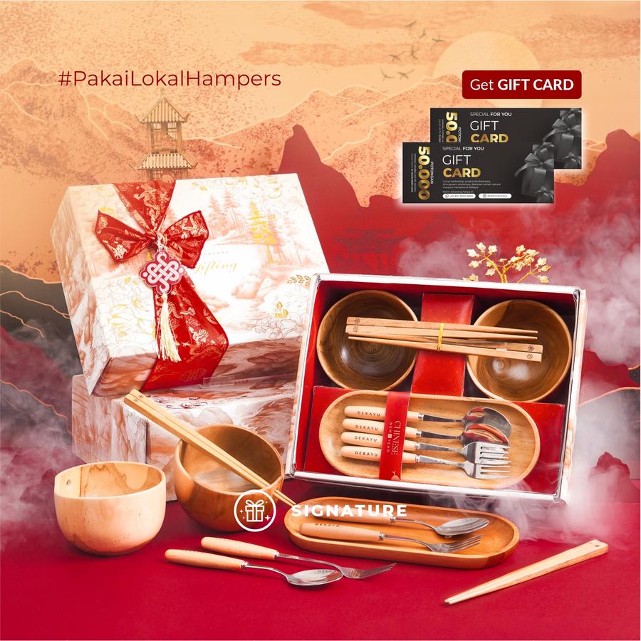 Dekayu - Hampers Imlek XIE JINGMI | Kado Imlek Estetik | Chinese New Year Hampers | Personal Gift | Coorporate Gift | CNY Hampers | FREE Greeting Card