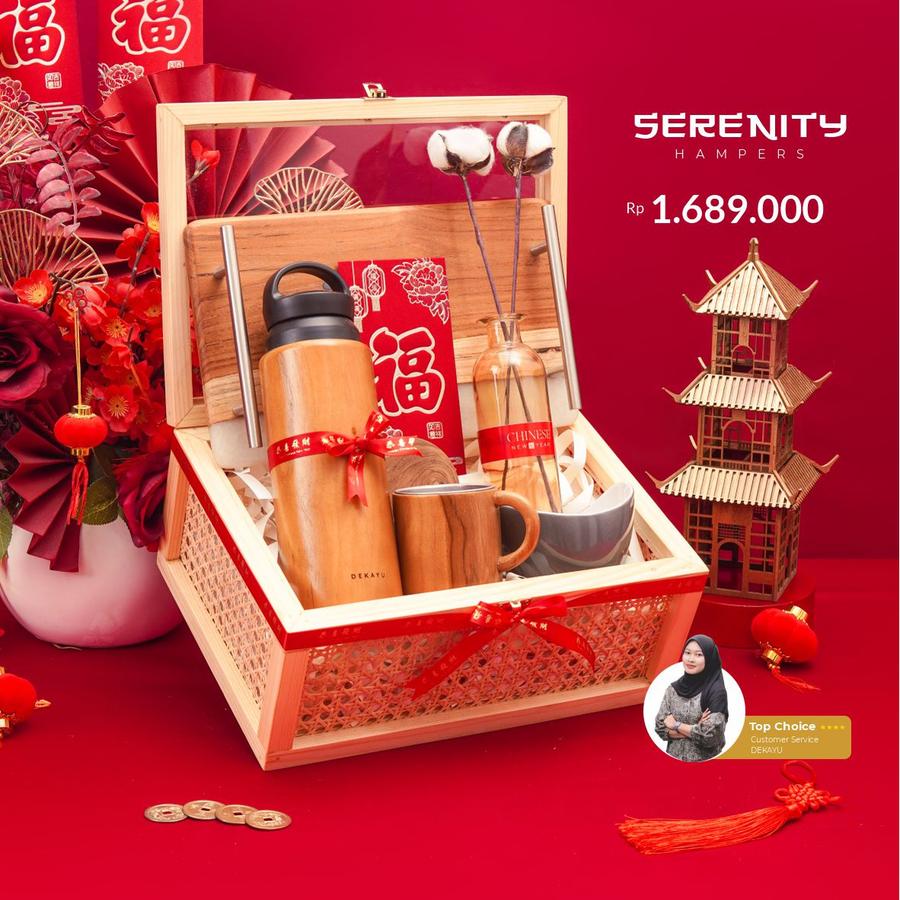Dekayu - Hampers GRANDE SERENITY | Kado Imlek Estetik | Chinese New Year Hampers | Personal Gift | Coorporate Gift | CNY Hampers | FREE Greeting Card