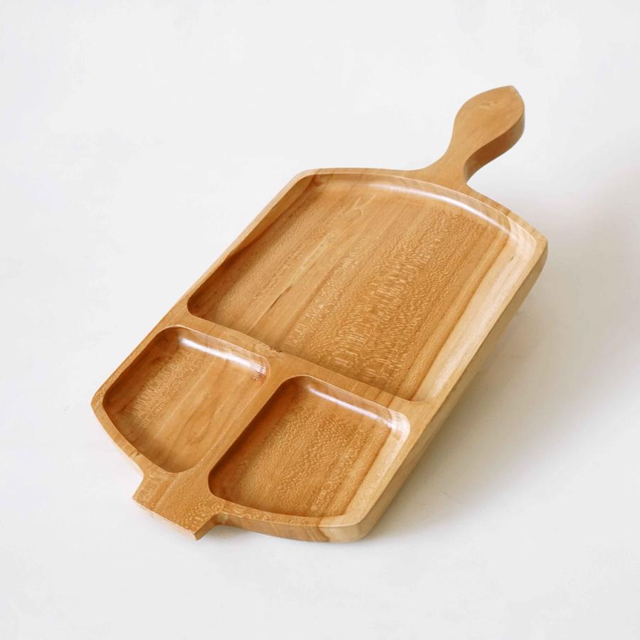 Dekayu - Piring Saji Jati Talula | Piring Display Makanan | Wooden Tray