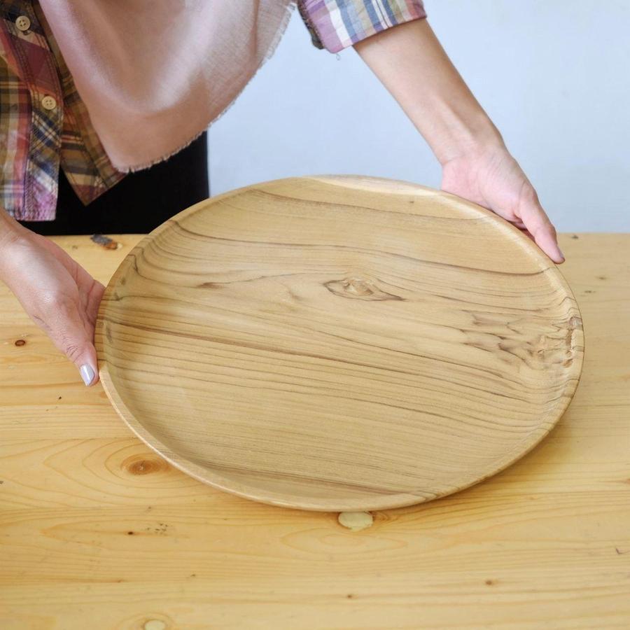 Dekayu Piring Kayu Jati Jumbo | Property Foto | Piring Makan Bulat