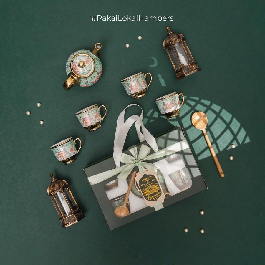 Dekayu - Hampers SAMIRA | Hampers Idul Fitri | Parsel Lebaran | Personal Gift | Tea Cup Set | Coorporate Gift Raya