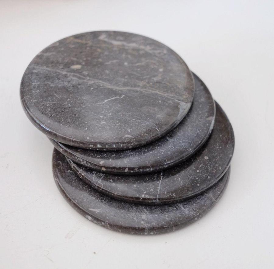 Tatakan Gelas Bahan Marbel Dekayu | Coaster | Coaster Marble