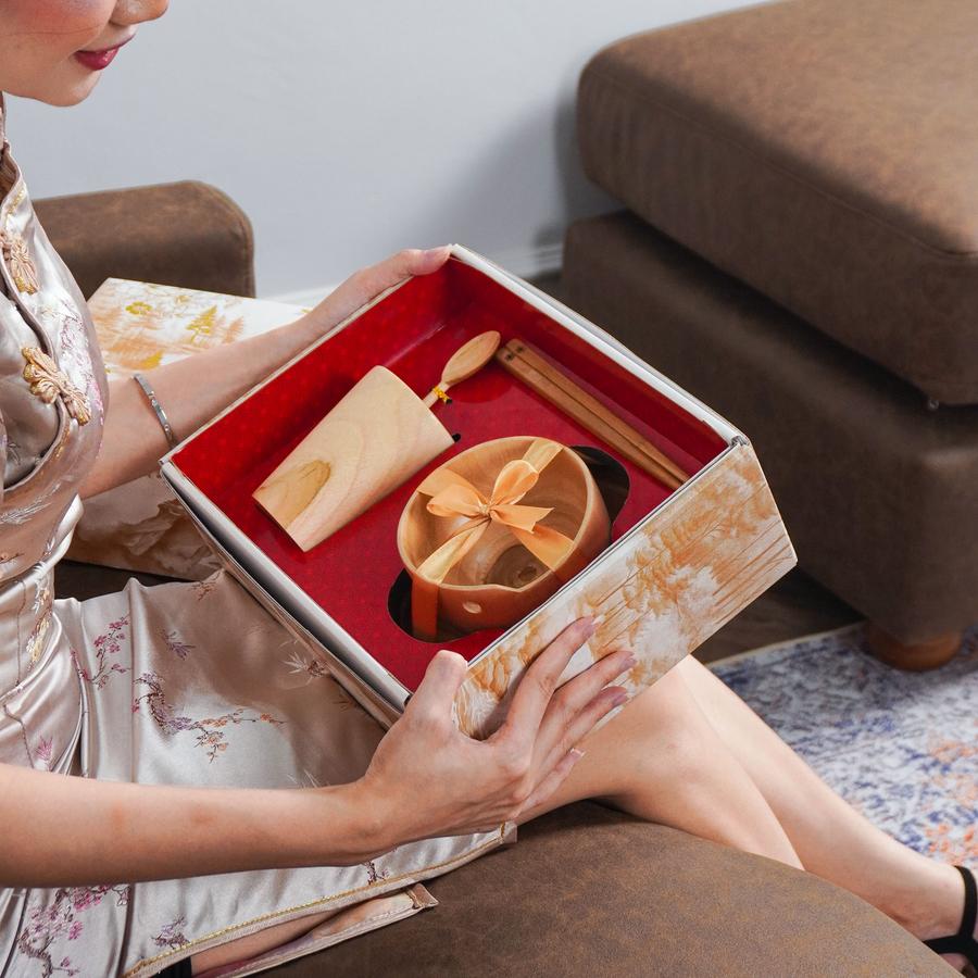 Dekayu - Hampers Imlek SHI WAN | Kado Imlek Estetik | Chinese New Year Hampers | Personal Gift | Coorporate Gift | CNY Hampers | FREE Greeting Card