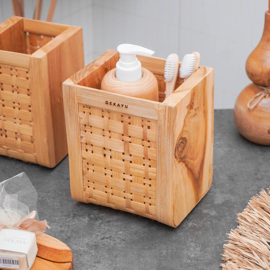 Storage jati anyam bambu / Storage Box Multifungs