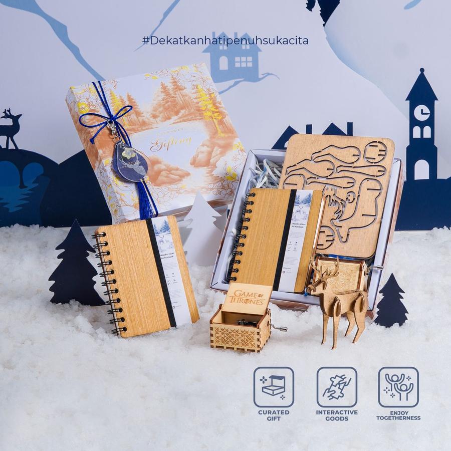 Dekayu - Hampers MAGICAL REINDEER | Kado Natal | Hampers Xmast | Hampers Natal dan Tahun Baru | Christmas Hampers | Coorporate Gift | Hampers Kotak Musik